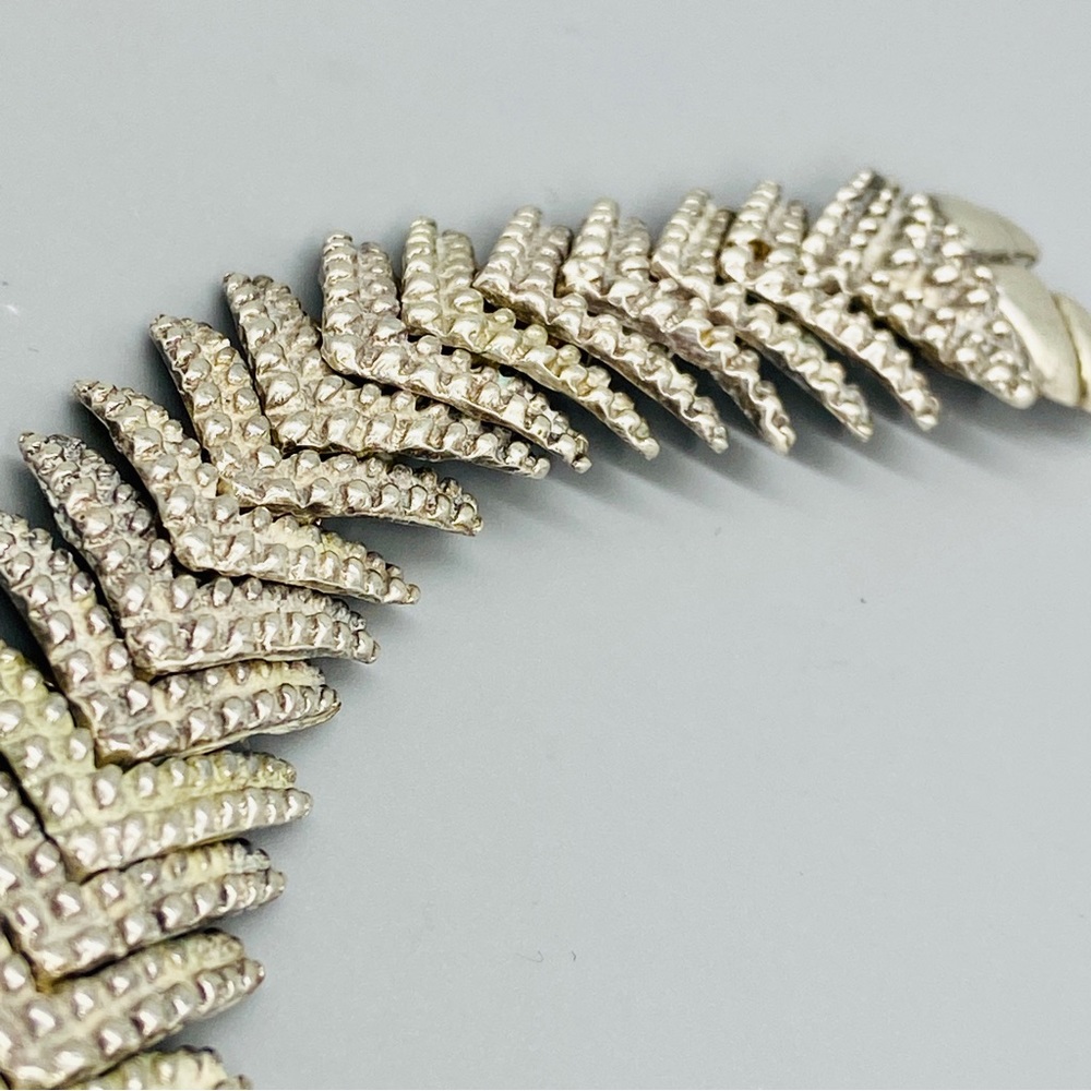 Vintage Taxco Sterling Silver D’Molina Cayman / Crocodile Bracelet Mexico - Picture 6 of 16